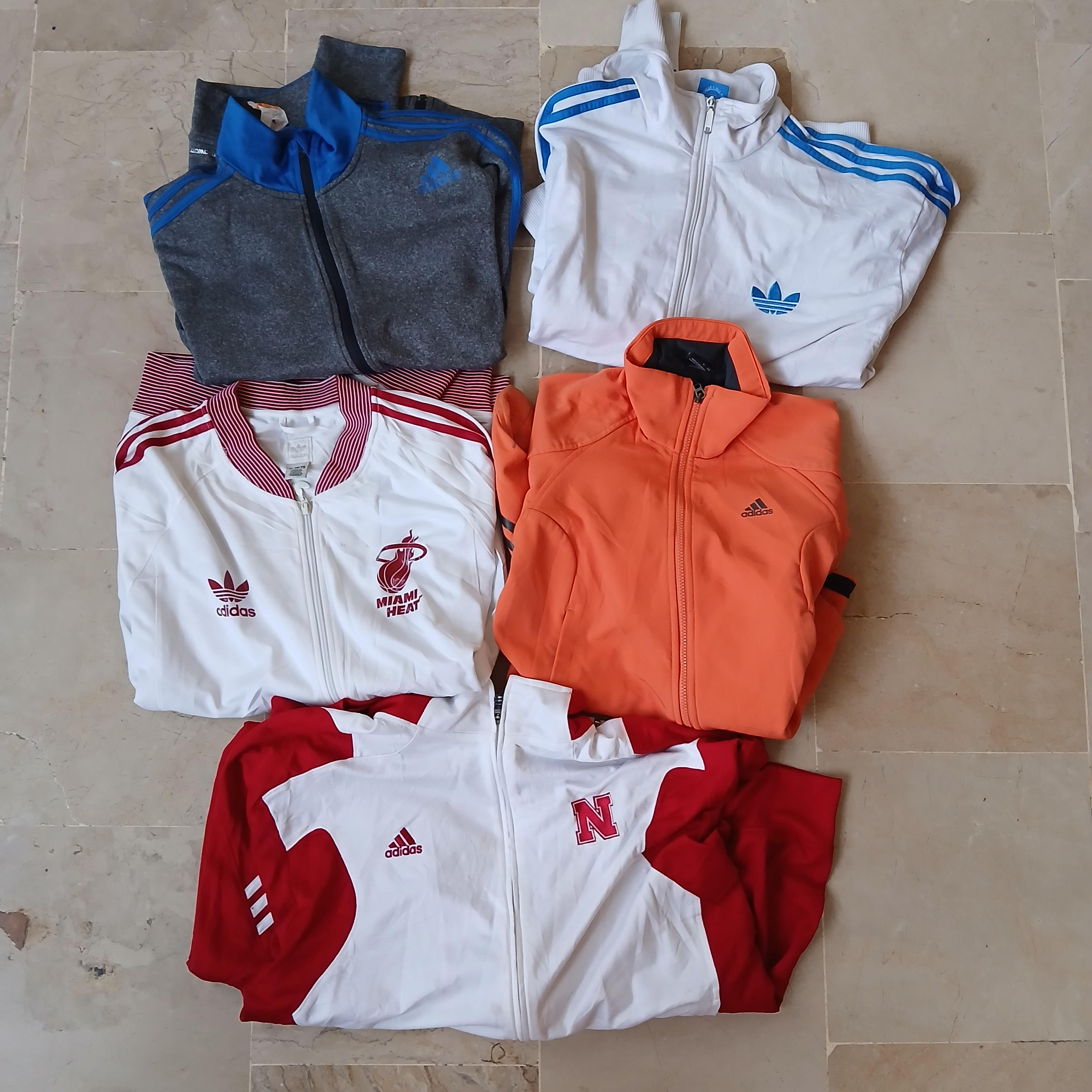 トラックジャケットバンドル ビンテージ＆モダン スポーティスタイル (Adidas, Nike, P..